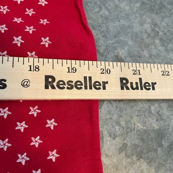 Vintage 90s OshKosh B’gosh 100 Years Handkerchief Bandana Scarf Cotton USA Red - Picture 11 of 12